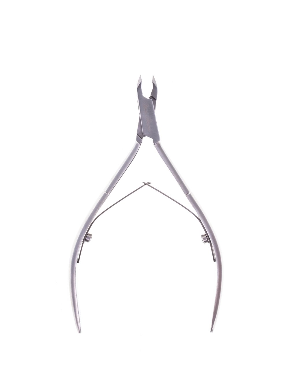 Pęseta kosmetyczna - skośna, karbowana, stal nierdzewna dł. 9 cm Pęseta kosmetyczna - skośna, karbowana, stal nierdzewna dł. 9 cm